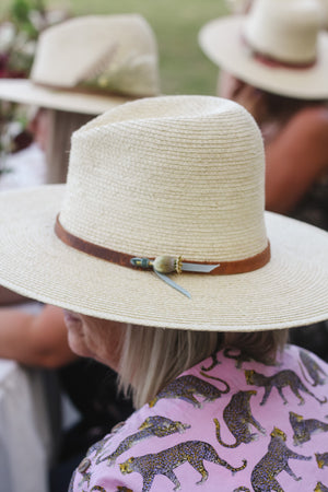 Lady Gus || Hand-Shaped Palm Leaf Hat