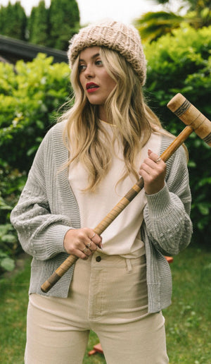 Kolana Caridgan - Heather Grey