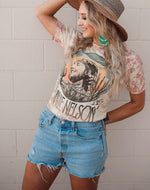 Willie Cactus Mauve Tie Dye Tee