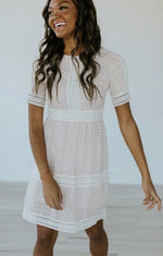 The Prairie Lace trimmed dress